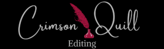 crimson quill rectangle logo